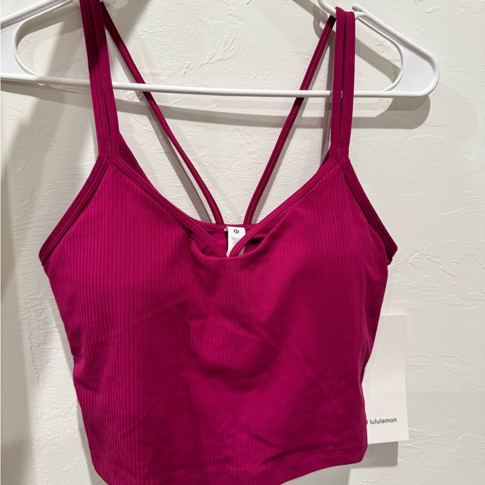 NWT lululemon athletica Pink Sports Bra Racerback